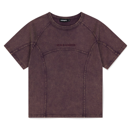 Mahagrid Washed Curved Tee