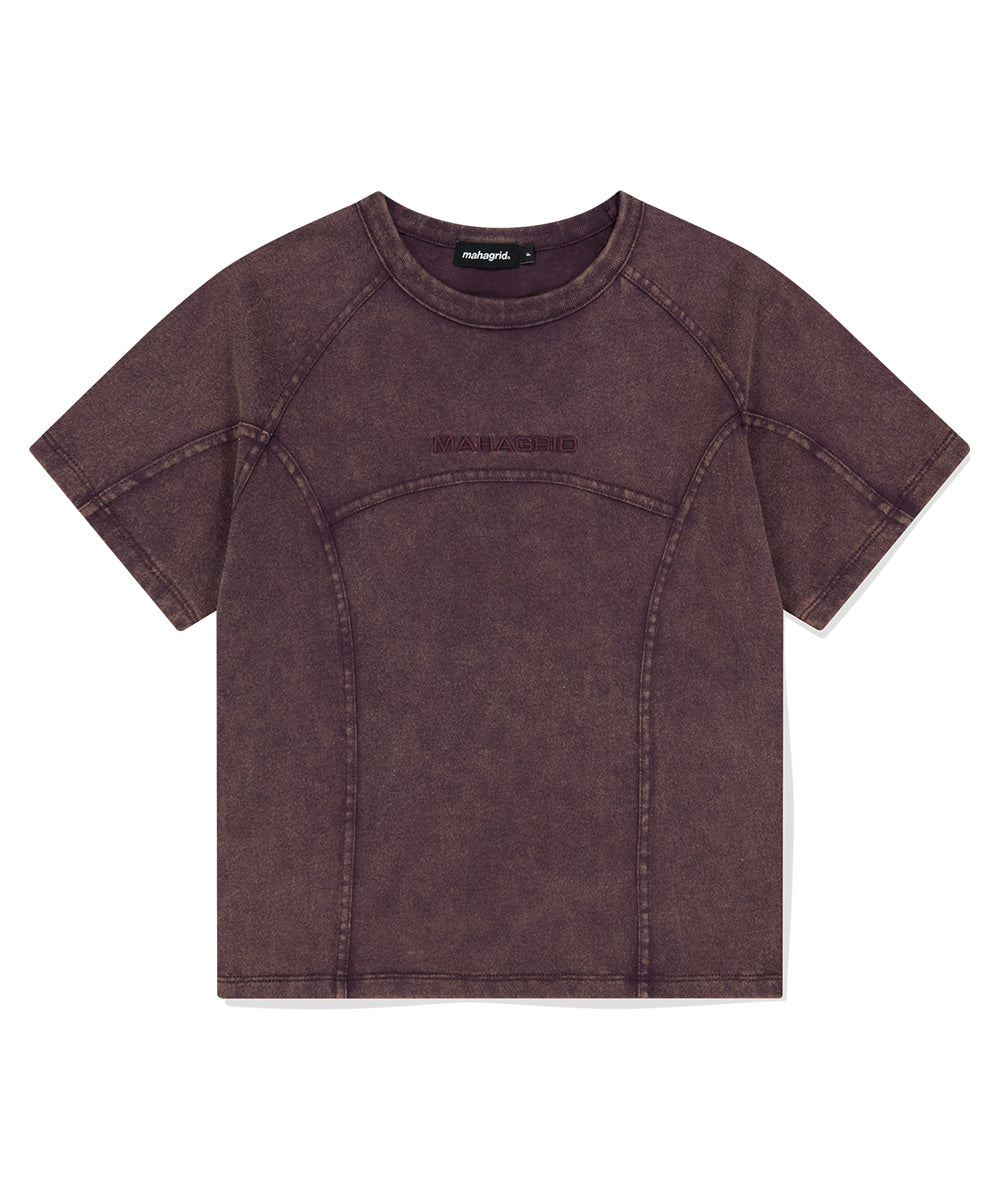 Mahagrid Washed Curved Tee