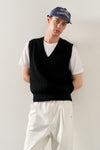 General Idea MAN Essential V-Neck Cable Knit Vest