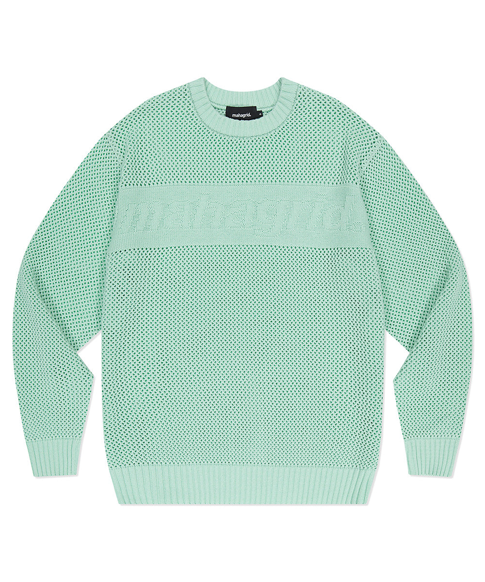 Mahagrid Basic Logo Mesh Knit