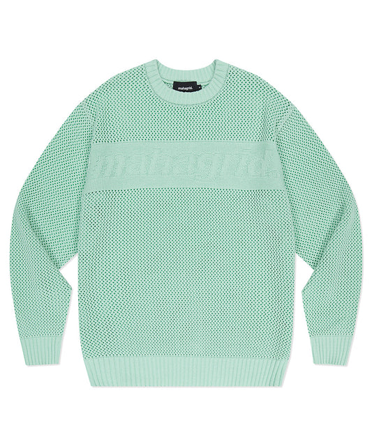 Mahagrid Basic Logo Mesh Knit