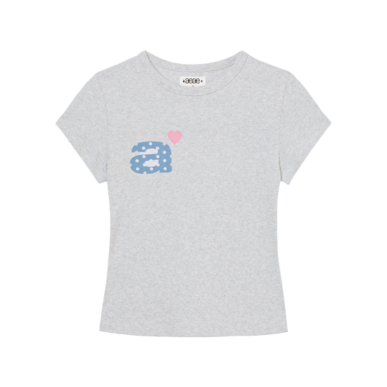 AEAE [6/4 pre-order delivery] DOT SMALL LETTER TEE