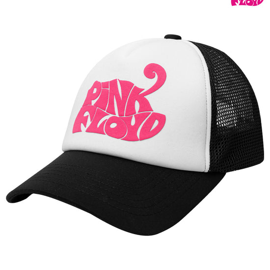 Mahagrid Pink Floyd Mesh Trucker Cap [White/Black]