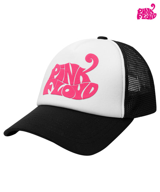 Mahagrid Pink Floyd Mesh Trucker Cap [White/Black]
