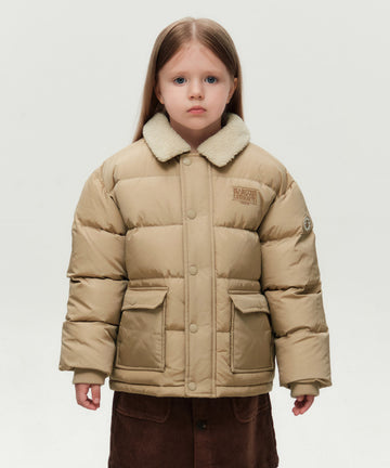 Marithé François Girbaud Kids Collar Down Jacket