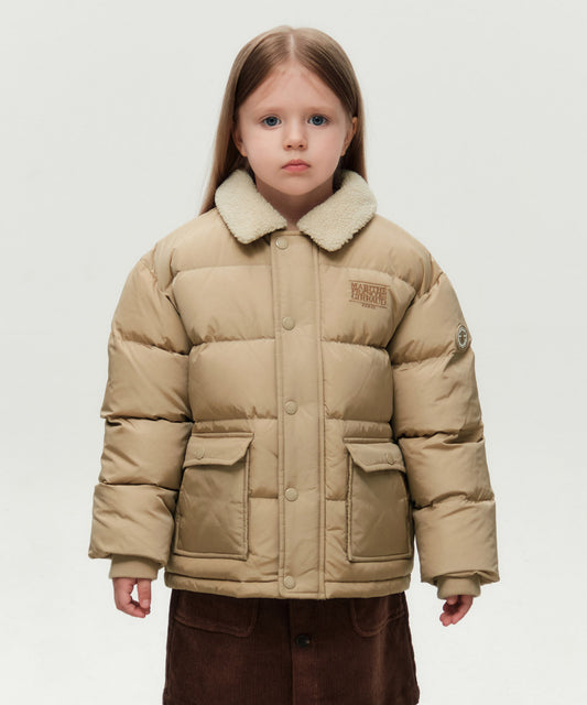 Marithé François Girbaud Kids Collar Down Jacket