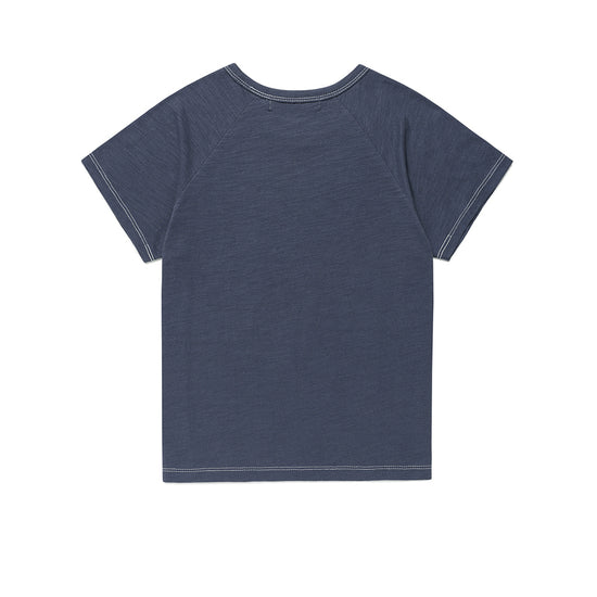 Cavish Vintage Flower Raglan Short Sleeve Tee