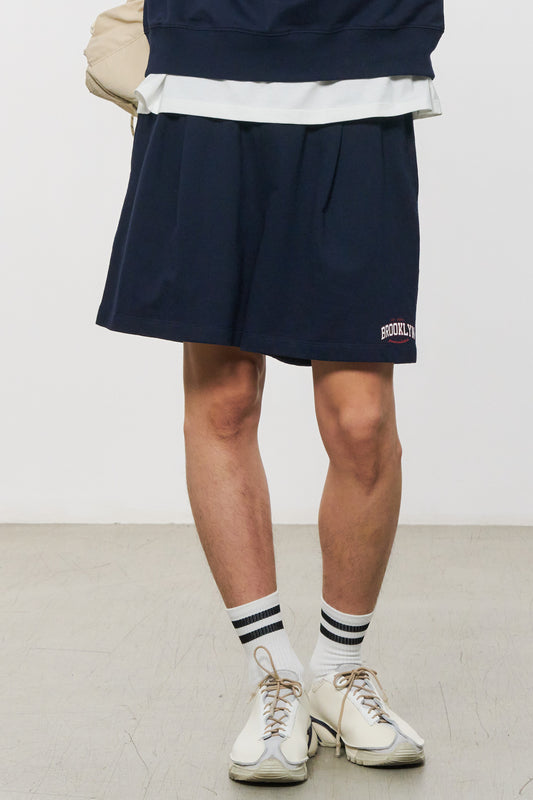 General Idea UNISEX Brooklyn Mini Zuri Half Pants [NAVY]