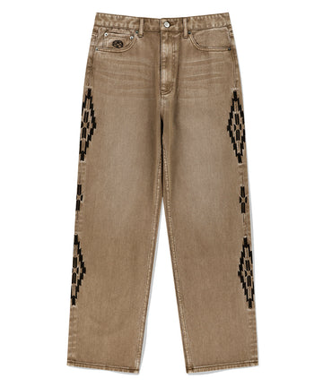 Mahagrid ORTEGA DENIM PANT [BROWN]