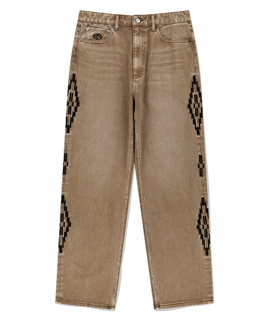Mahagrid ORTEGA DENIM PANT [BROWN]