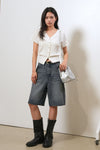 General Idea WOMAN Airy V-Neck Cable Cardigan