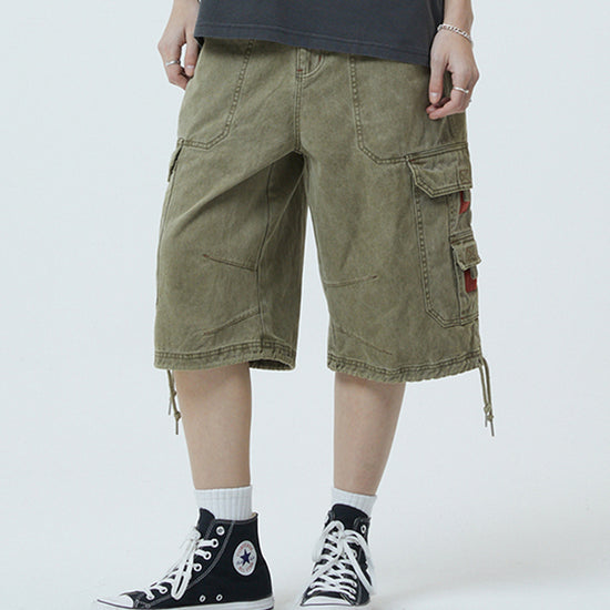 Mahagrid Bermuda Utility Cargo Shorts