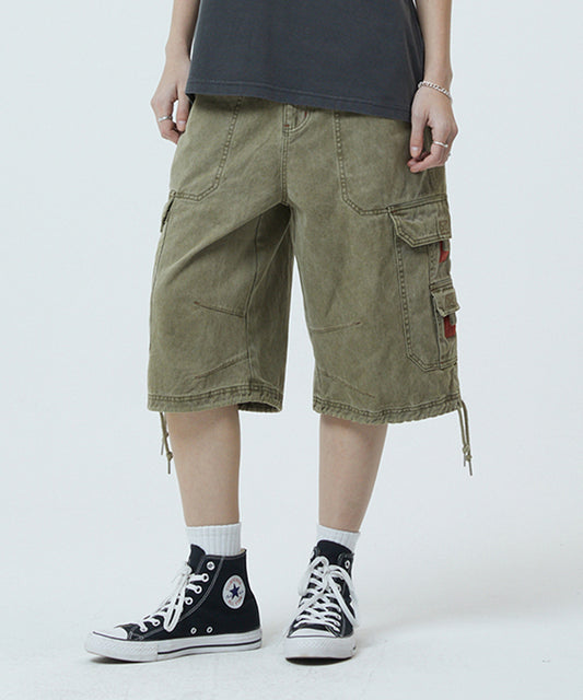 Mahagrid Bermuda Utility Cargo Shorts