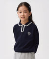 Marithé François Girbaud Kids W Scallop Collar Knit