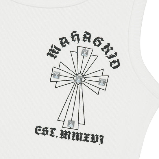 Mahagrid Cross Stud Tank Top