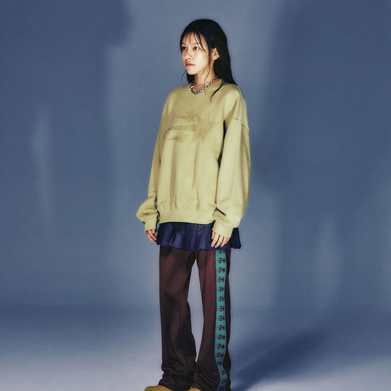 Nice Ghost Club 3Star Logo Sweatshirt [Green]