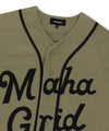 Mahagrid Serif Logo Baseball Shirt