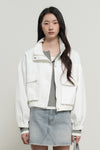 General Idea WOMAN Big Pocket Semi Crop Jacket