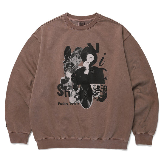 Cavish Collage Pigment Sweatshirt