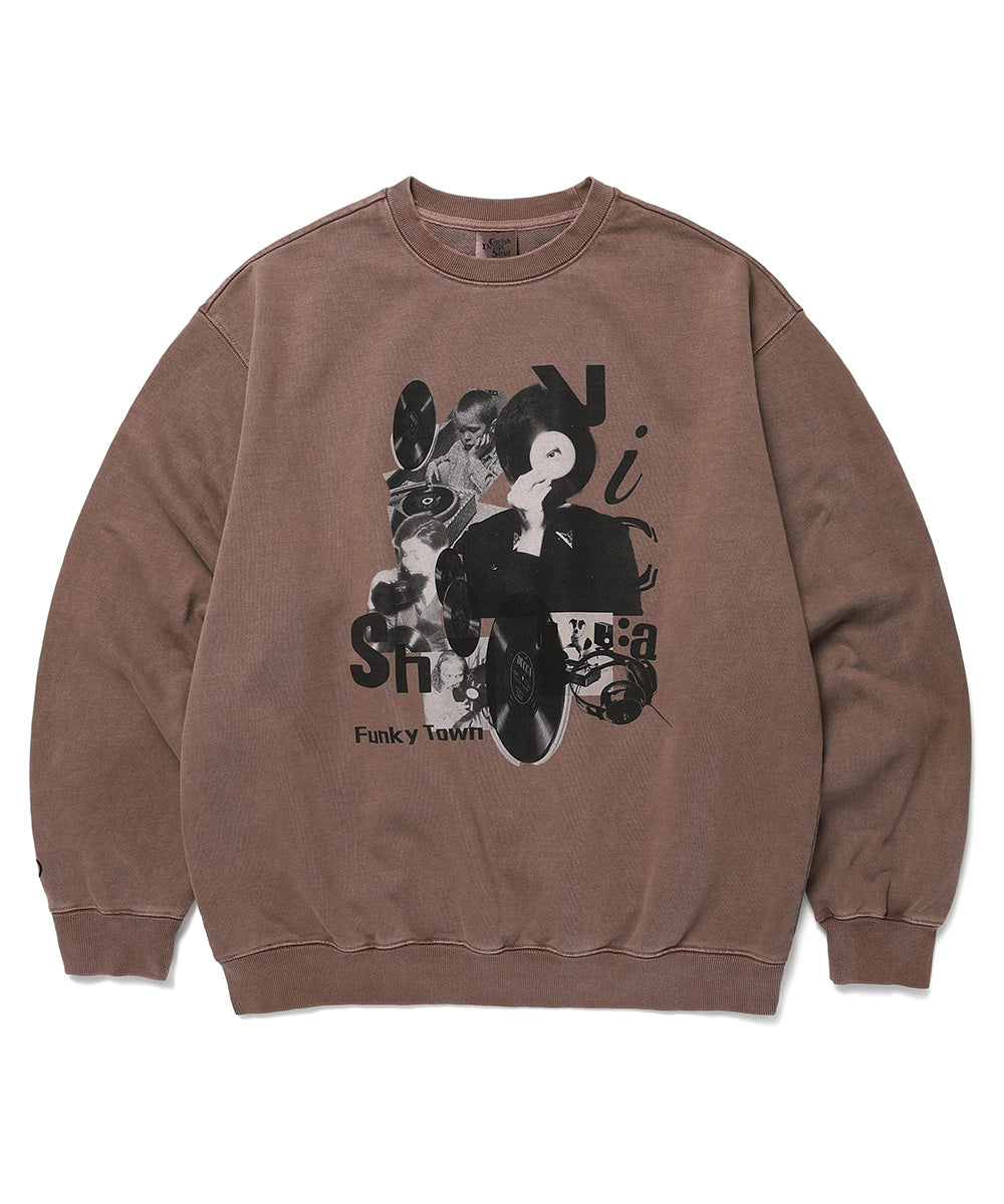 Cavish Collage Pigment Sweatshirt