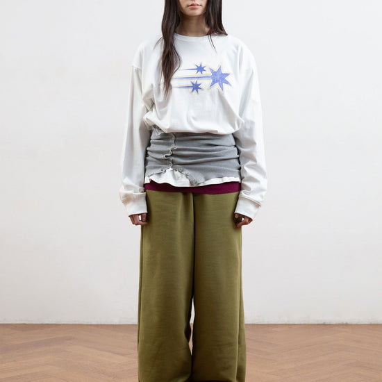 Nice Ghost Club Drawing 3 Star Long Sleeve Tee
