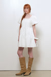 General Idea WOMAN Wrinkle Volume Puff One-Piece Dress