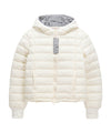Bitter Cells Hood Check Light Puffer Jacket