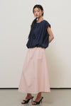 General Idea WOMAN Shirring Sleeveless T-Shirt Blouse