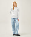 Marithé François Girbaud BACK CLASSIC LOGO LONG SLEEVE TEE