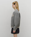 Marithé François Girbaud Wool Varsity Jacket Heather Gray