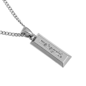 Mahagrid Silver Bar Necklace [Silver]