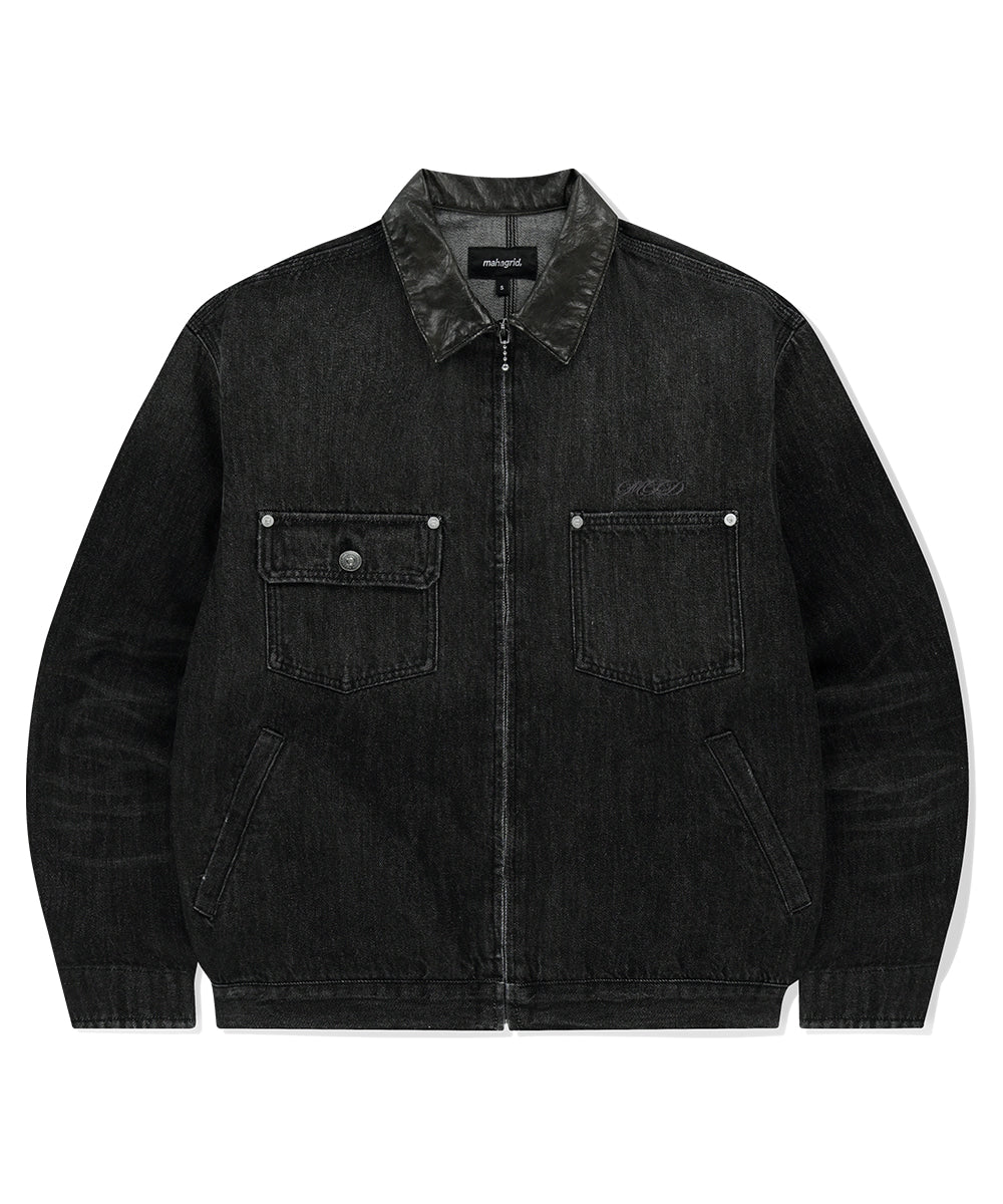 Mahagrid Dungaree Denim Jacket