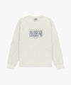 Marithé François Girbaud CRACK CLASSIC LOGO LONG SLEEVE TEE stripe