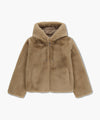 Marithé François Girbaud Women's Hooded Faux Fur Jacket