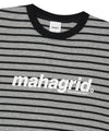Mahagrid Stripe Basic Logo Tee