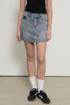 General Idea WOMAN Washed Denim Mini Skirt