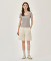 Marithé François Girbaud W BERMUDA HALF PANTS