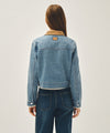 Marithé François Girbaud W CROP DENIM BLOUSON JACKET