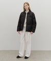 Marithé François Girbaud Classic Logo Collar Down Jacket Black