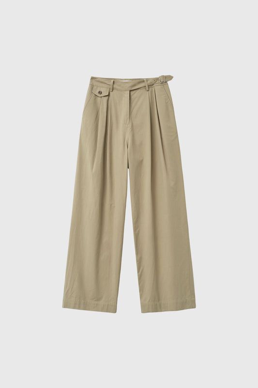 General Idea WOMAN Loose Fit Gurkha Cotton Pants