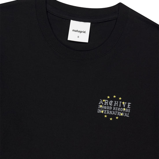 Mahagrid [Shipping Begin 5/15] STAR ARCHIVE Long Sleeve Tee [Black]