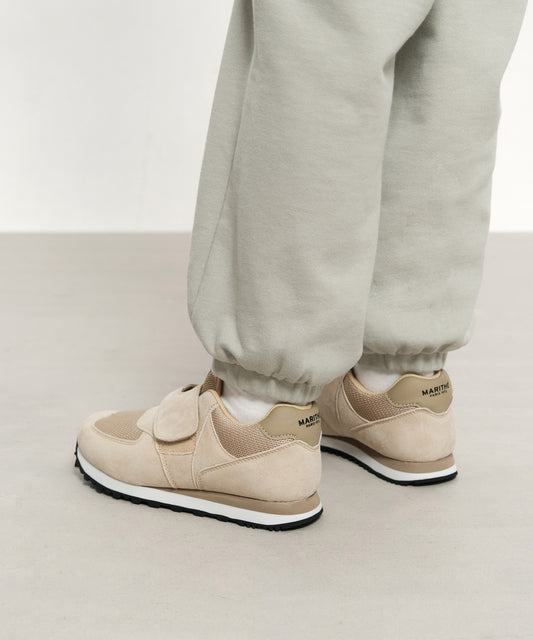 Marithé François Girbaud Kids Velcro Suede Sneakers