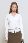 General Idea WOMAN Relaxed Frill Cardigan