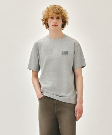 Marithé François Girbaud DOODLE BEAR TEE heather gray