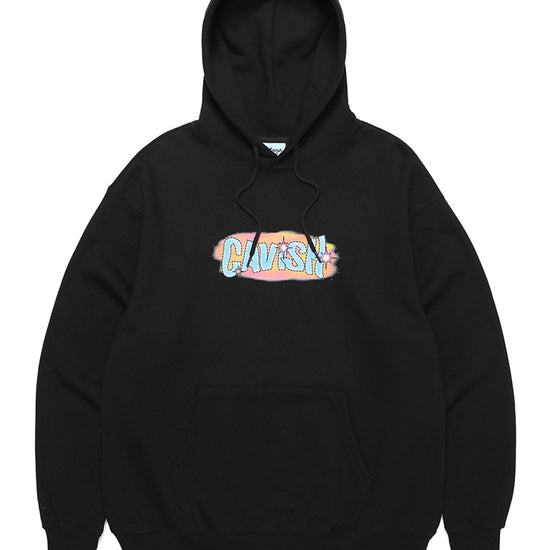 Cavish WAVY LOGO HOODIE [BLACK]