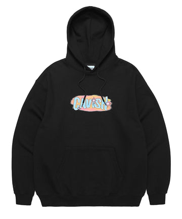 Cavish WAVY LOGO HOODIE [BLACK]