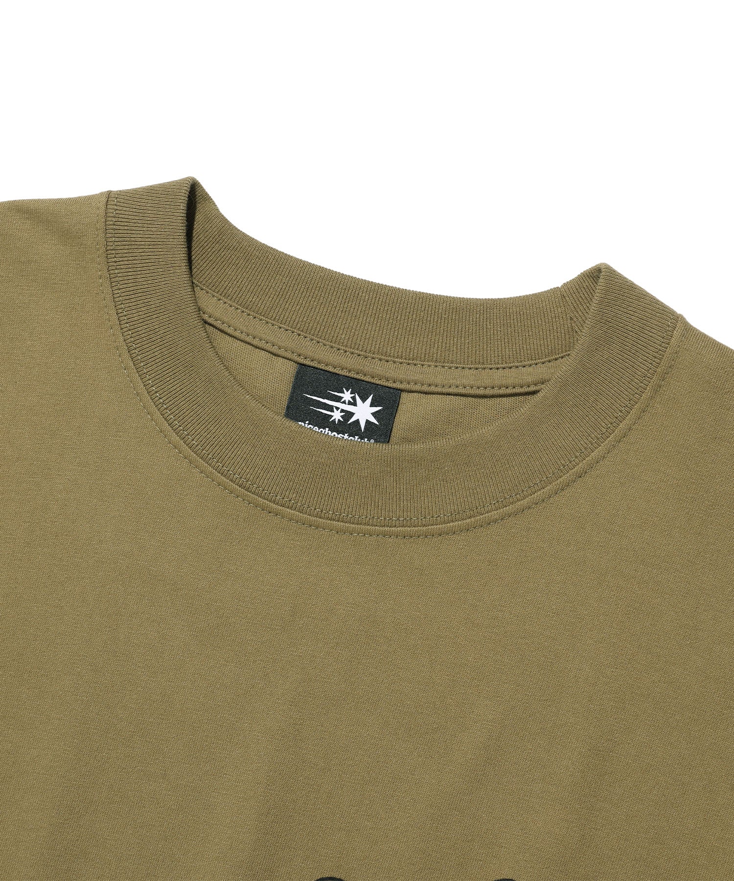 Nice Ghost Club Ghost Angels Photo Big Big Tee [Khaki]