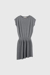 General Idea WOMAN Unbalanced Pleats Knit Dress