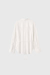 General Idea WOMAN Belted Pintuck Shirt