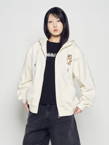 ADLV Stand 2D AC Bear Hoodie Zip Up